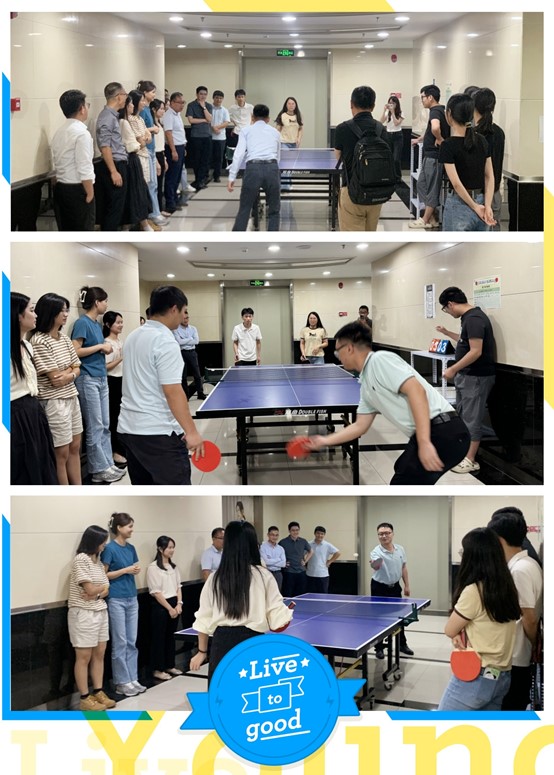 Ping Pong Competition in Shenzhen Office